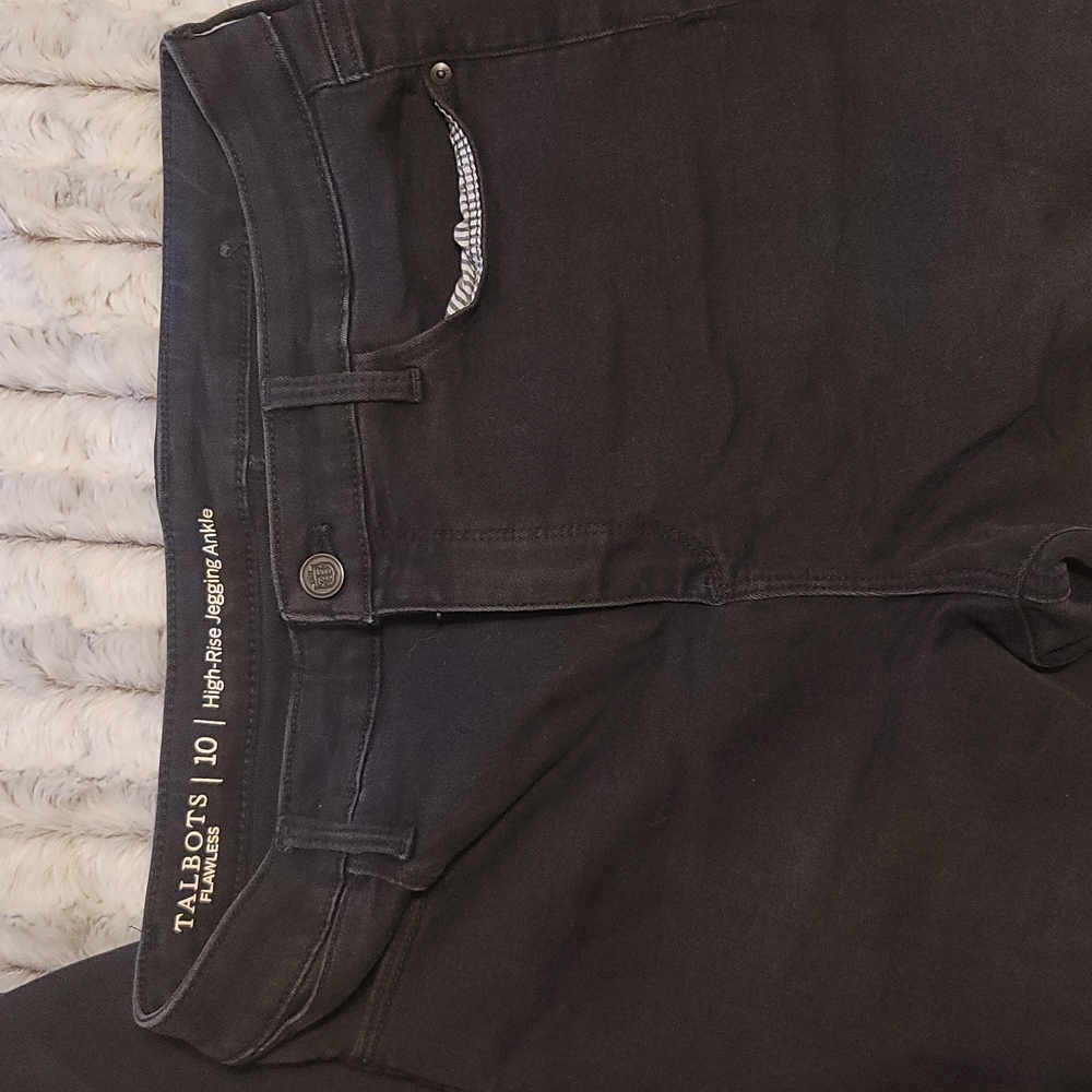 Used Great Condition Talbots High-Rise Jegging Ankle Zipper